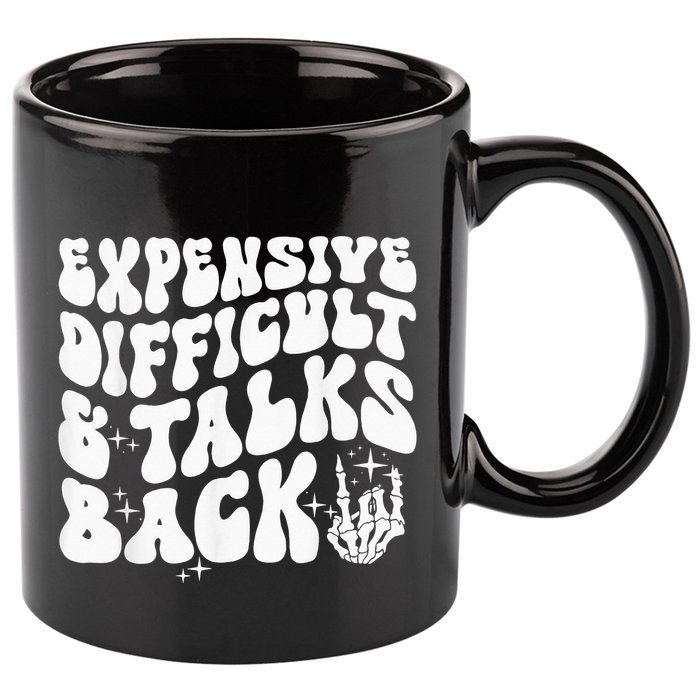 Expensive Difficult And Talks Back Groovy 11oz C Handle Ceramic Mug