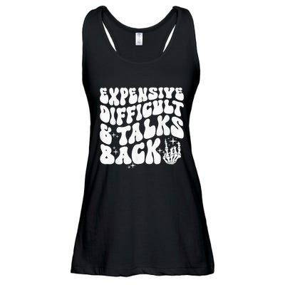 Expensive Difficult And Talks Back Groovy Ladies Essential Flowy Tank