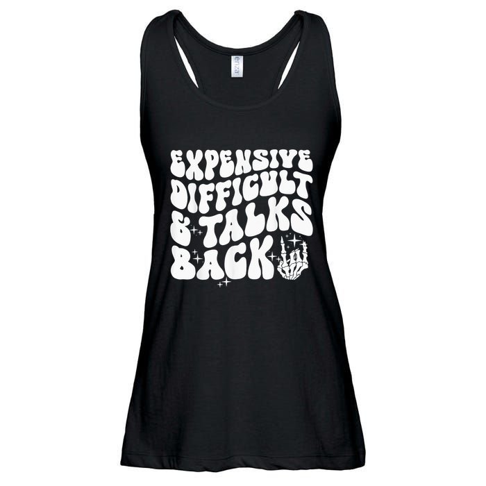 Expensive Difficult And Talks Back Groovy Ladies Essential Flowy Tank