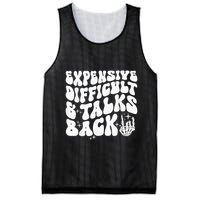 Expensive Difficult And Talks Back Groovy Mesh Reversible Basketball Jersey Tank