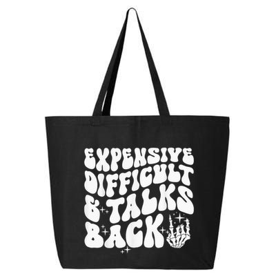 Expensive Difficult And Talks Back Groovy 25L Jumbo Tote
