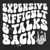Expensive Difficult And Talks Back Groovy 25L Jumbo Tote