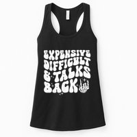 Expensive Difficult And Talks Back Groovy Womens Tank Top