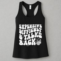 Expensive Difficult And Talks Back Groovy Womens Tank Top