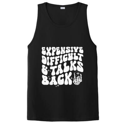 Expensive Difficult And Talks Back Groovy PosiCharge Competitor Tank