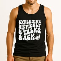 Expensive Difficult And Talks Back Groovy Tank Top