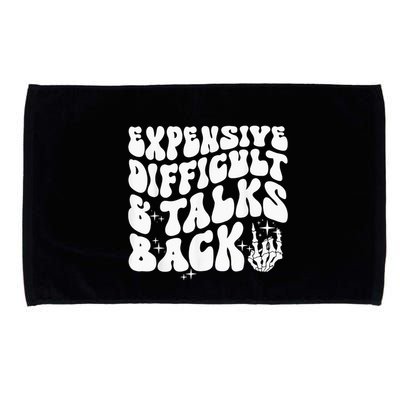 Expensive Difficult And Talks Back Groovy Microfiber Hand Towel