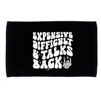 Expensive Difficult And Talks Back Groovy Microfiber Hand Towel