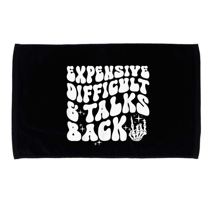 Expensive Difficult And Talks Back Groovy Microfiber Hand Towel