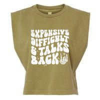 Expensive Difficult And Talks Back Groovy Garment-Dyed Women's Muscle Tee