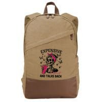 Expensive Difficult And Talks Back Cotton Canvas Backpack