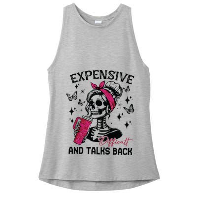 Expensive Difficult And Talks Back Ladies PosiCharge Tri-Blend Wicking Tank