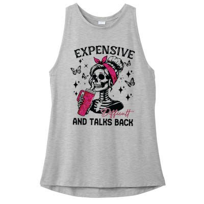 Expensive Difficult And Talks Back Ladies PosiCharge Tri-Blend Wicking Tank