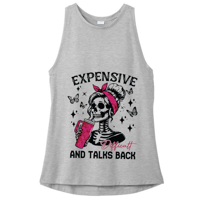Expensive Difficult And Talks Back Ladies PosiCharge Tri-Blend Wicking Tank
