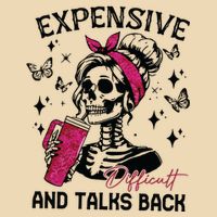 Expensive Difficult And Talks Back Zip Tote Bag