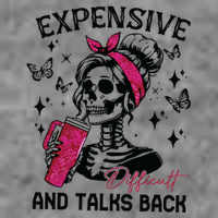 Expensive Difficult And Talks Back Hooded Wearable Blanket