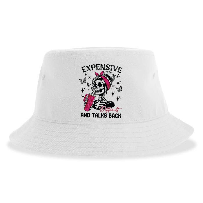 Expensive Difficult And Talks Back Sustainable Bucket Hat
