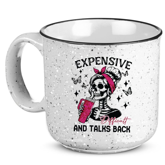 Expensive Difficult And Talks Back 15oz Campfire Ceramic Mug