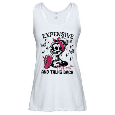 Expensive Difficult And Talks Back Ladies Essential Flowy Tank