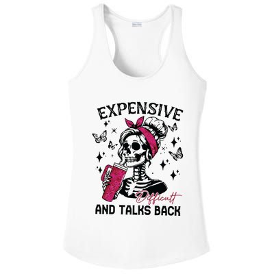 Expensive Difficult And Talks Back Ladies PosiCharge Competitor Racerback Tank