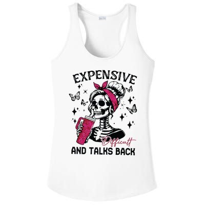 Expensive Difficult And Talks Back Ladies PosiCharge Competitor Racerback Tank