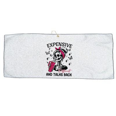 Expensive Difficult And Talks Back Large Microfiber Waffle Golf Towel