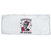 Expensive Difficult And Talks Back Large Microfiber Waffle Golf Towel