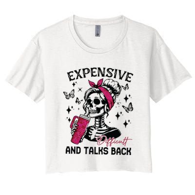 Expensive Difficult And Talks Back Crop Top