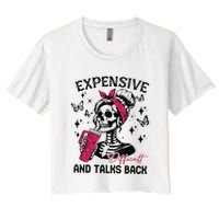Expensive Difficult And Talks Back Crop Top