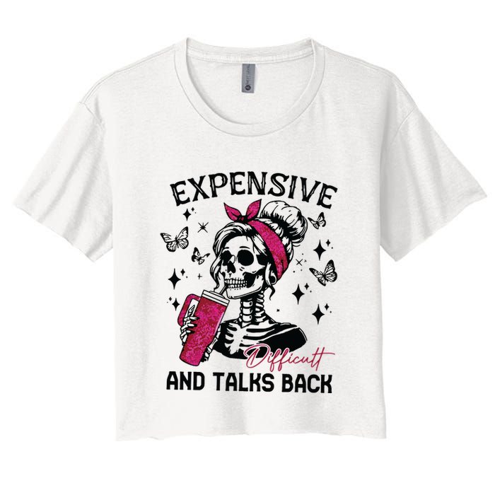 Expensive Difficult And Talks Back Crop Top