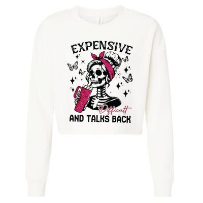 Expensive Difficult And Talks Back Cropped Pullover Crew