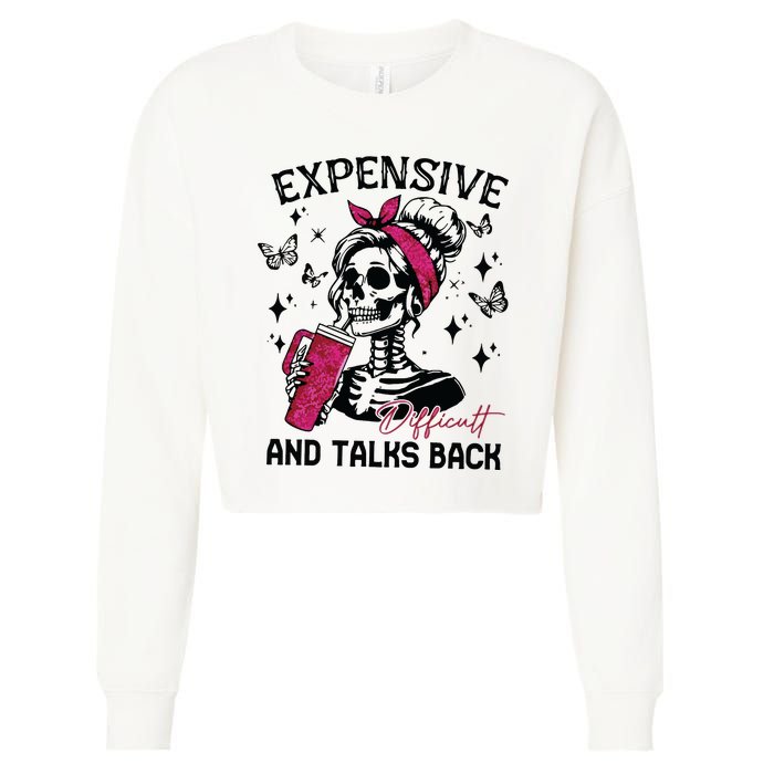 Expensive Difficult And Talks Back Cropped Pullover Crew