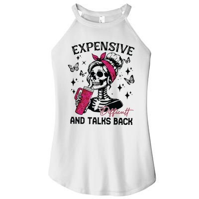 Expensive Difficult And Talks Back Women's Perfect Tri Rocker Tank