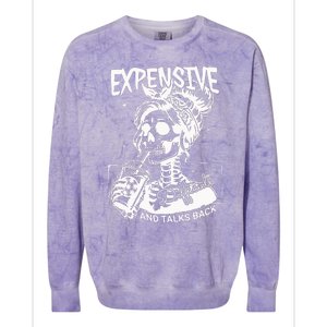 Expensive Difficult And Talks Back Colorblast Crewneck Sweatshirt