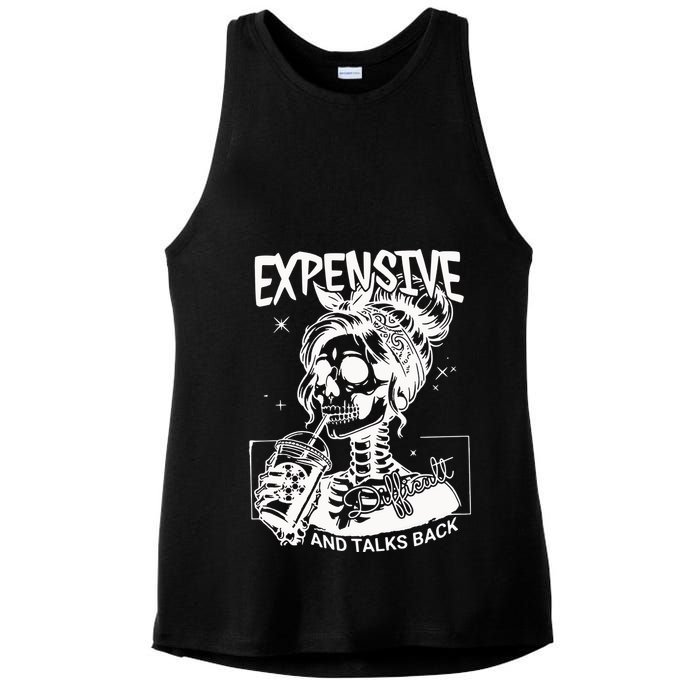 Expensive Difficult And Talks Back Ladies PosiCharge Tri-Blend Wicking Tank