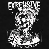 Expensive Difficult And Talks Back Ladies PosiCharge Tri-Blend Wicking Tank
