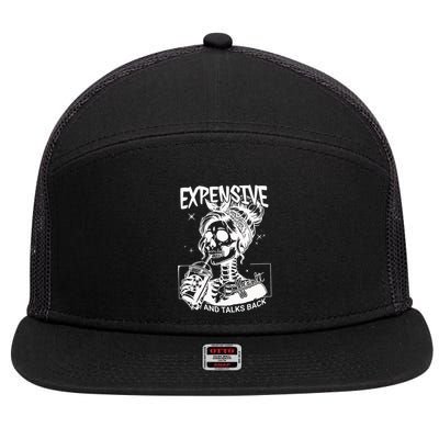 Expensive Difficult And Talks Back 7 Panel Mesh Trucker Snapback Hat