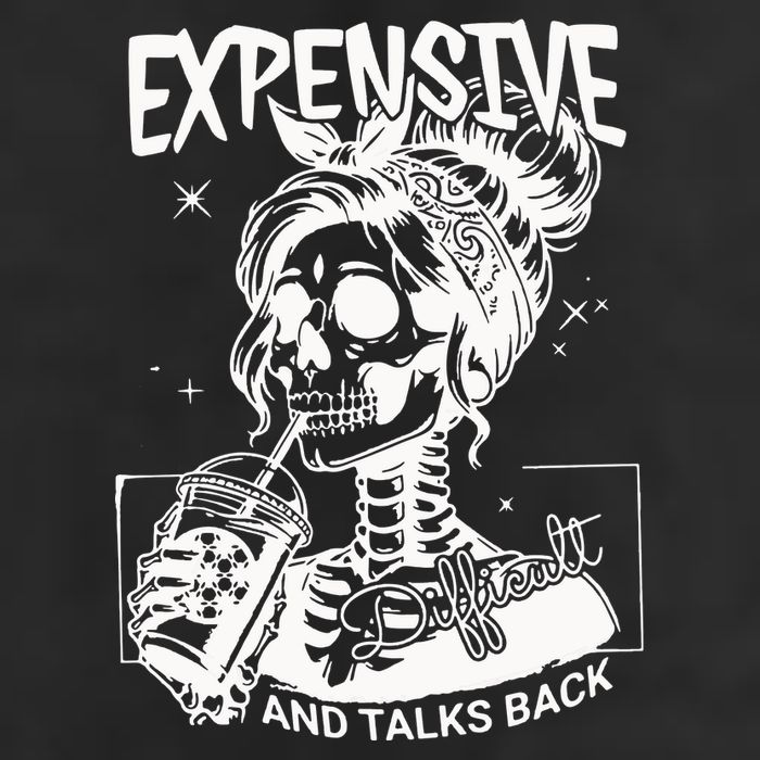 Expensive Difficult And Talks Back 7 Panel Mesh Trucker Snapback Hat