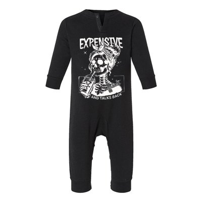 Expensive Difficult And Talks Back Infant Fleece One Piece