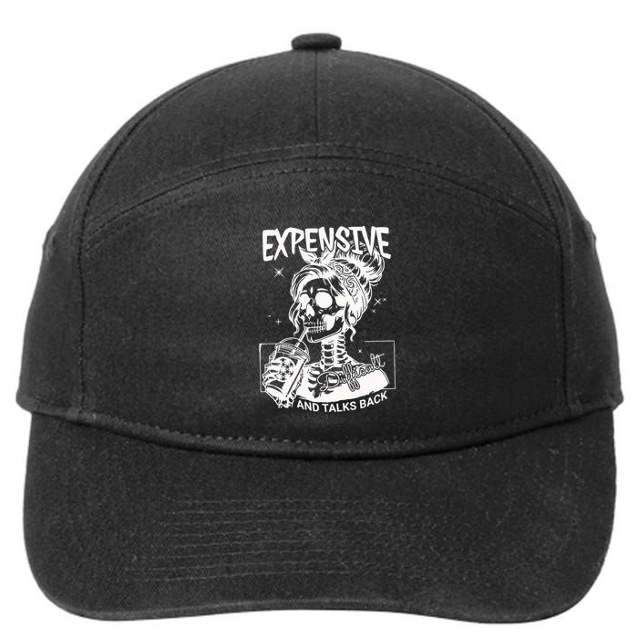 Expensive Difficult And Talks Back 7-Panel Snapback Hat