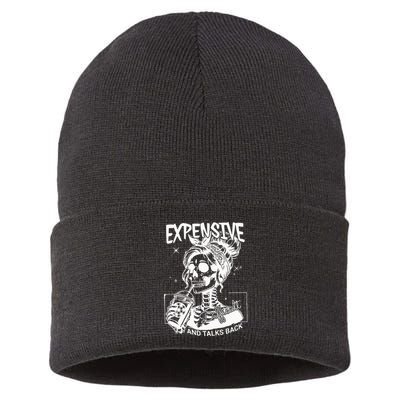 Expensive Difficult And Talks Back Sustainable Knit Beanie
