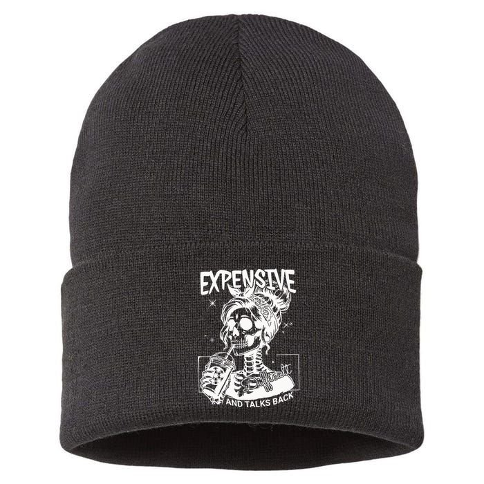 Expensive Difficult And Talks Back Sustainable Knit Beanie