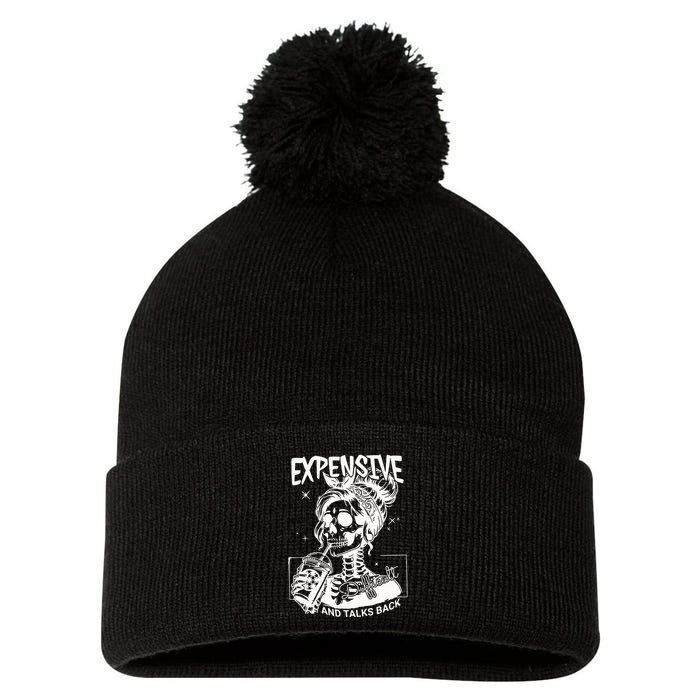 Expensive Difficult And Talks Back Pom Pom 12in Knit Beanie