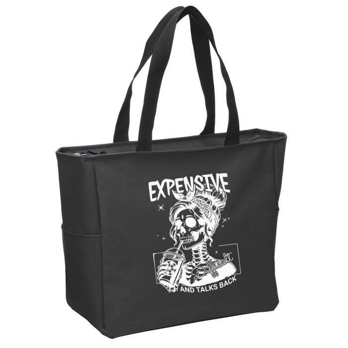 Expensive Difficult And Talks Back Zip Tote Bag