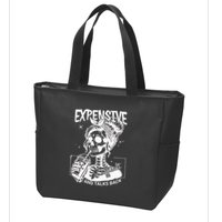 Expensive Difficult And Talks Back Zip Tote Bag