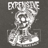 Expensive Difficult And Talks Back Cotton Canvas Backpack