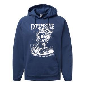 Expensive Difficult And Talks Back Performance Fleece Hoodie