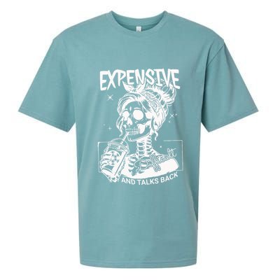 Expensive Difficult And Talks Back Sueded Cloud Jersey T-Shirt