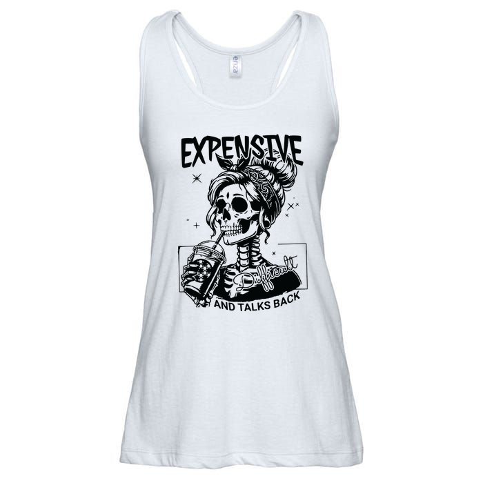 Expensive Difficult And Talks Back Ladies Essential Flowy Tank