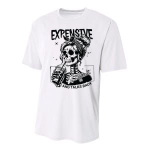 Expensive Difficult And Talks Back Performance Sprint T-Shirt